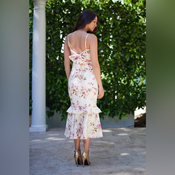 V. Chapman The Luna Dress in English Rose size 8 - Picture 4 of 7